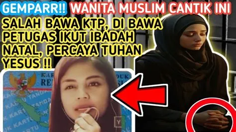 GEMPAR WANITA CANTIK MUSLIM INI SALAH BAWA KTP DI BAWA PETUGAS IKUT ...