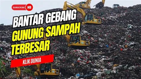 BANTAR GEBANG: GUNUNG SAMPAH TERBESAR DI INDONESIA | GUNUNG SAMPAH ...