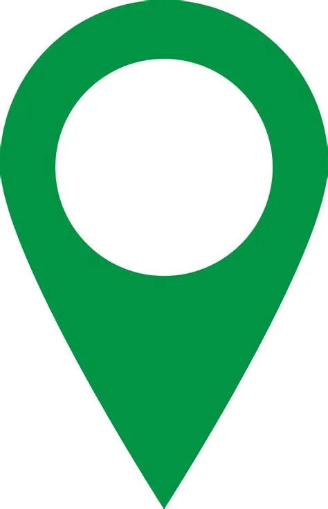 Green map pin icon in flat style. 24909831 Vector Art at Vecteezy