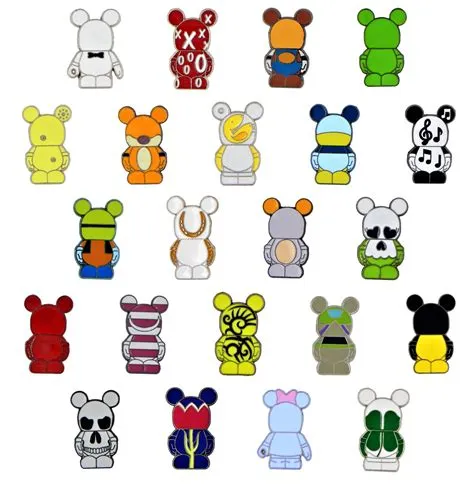 5 Random Vinylmation Series Collection Pins Disney Park Trading Pin Set ...