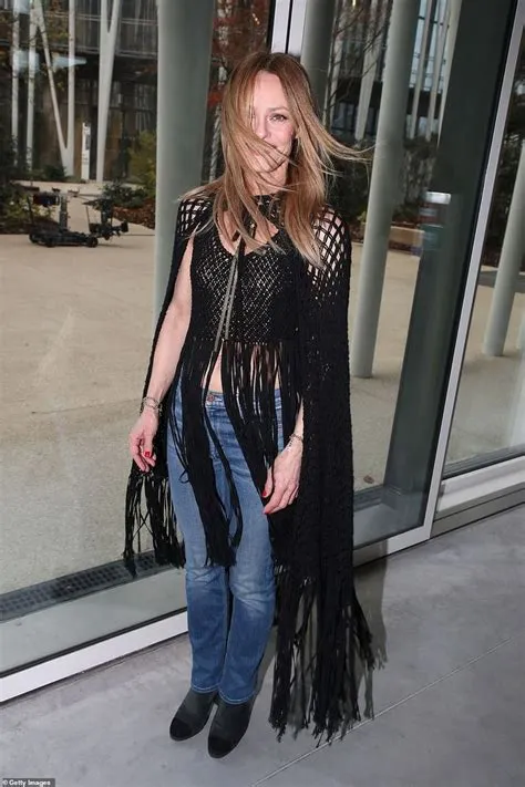 Vanessa Paradis cuts a stylish figure at Chanel fashion show in Paris ...