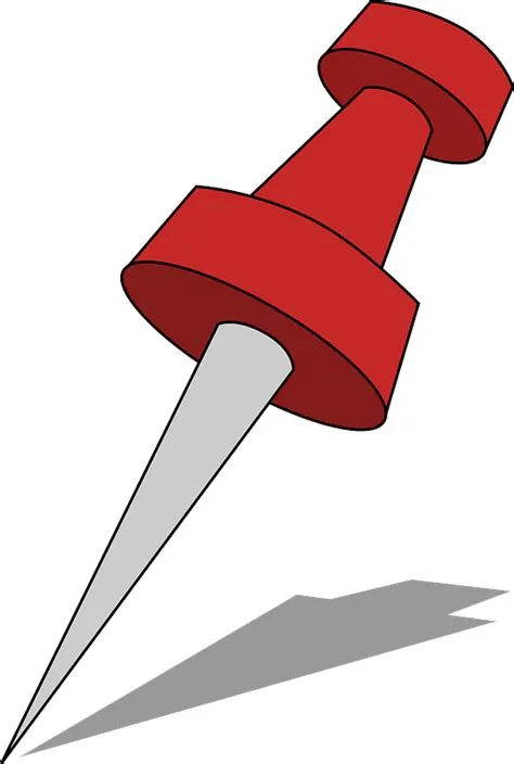 Bulletin Board Pin - Free vector clipart images on creazilla.com