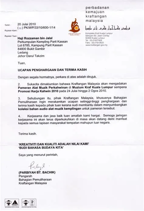 Contoh Surat Penghargaan Sumbangan - Surat Penghargaan Penyumbang ...