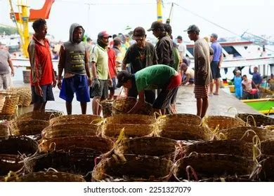 Probolinggo Indonesia January 2023 Activities Fishermen Stock Photo ...