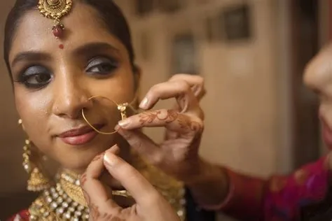 Traditional Indian Nose Pin For Women And Girls