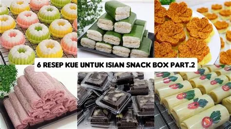6 RESEP KUE ENAK UNTUK ISIAN SNACK BOX PART.2 - YouTube