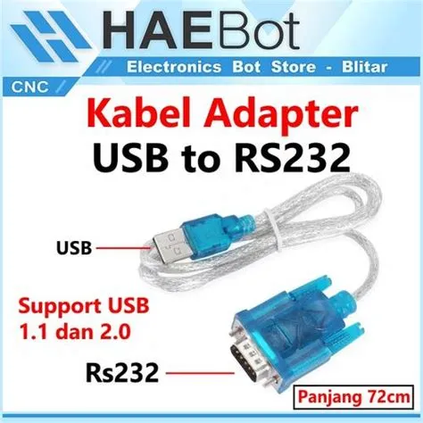 Jual [EBS] Kabel Adapter USB DB9 Male RS232 Converter PC Serial Port 9 ...