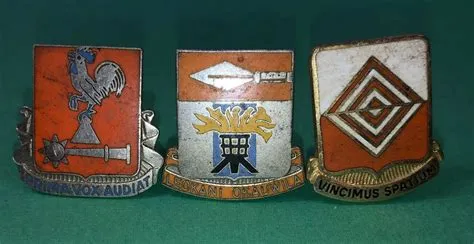 3x Vintage U.S. Army Pins 57th 123rd 125th Signal Battalions Antique ...