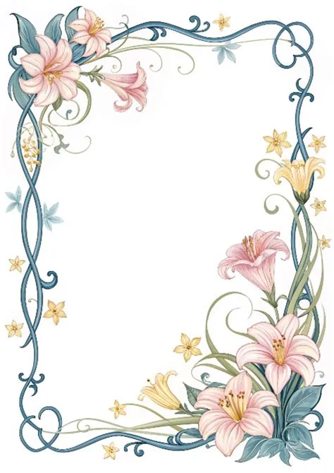 Pretty Pink Edge: A Simple Frame Design Idea | Vintage floral ...