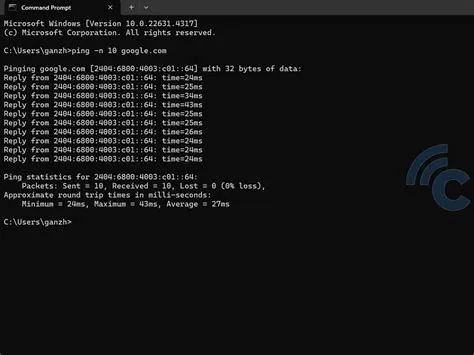 How to Run a Ping Test Using CMD