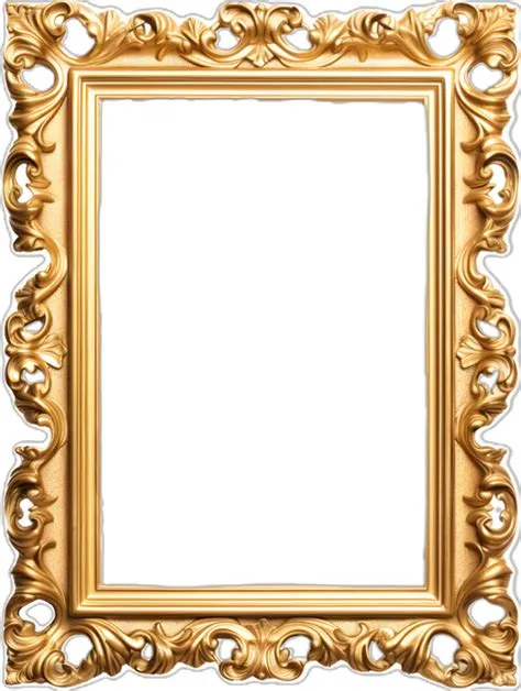 oleh Janet Liao di Collage Item Pins | Bingkai foto, Bingkai, Emas