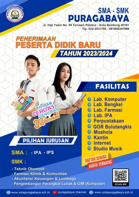 Dibuka Penerimaan Peserta Didik Baru (PPDB) SMK PURAGABAYA Tahun 2023/2024