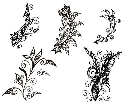 5 Floral Pattern Designs Vector, Pattern, Designs, Floral PNG and ...