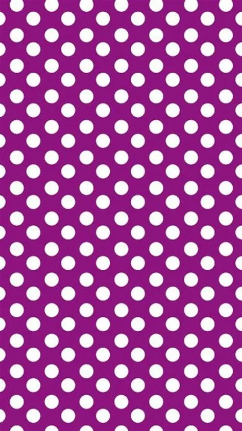 Purple and White Polka Dot Background