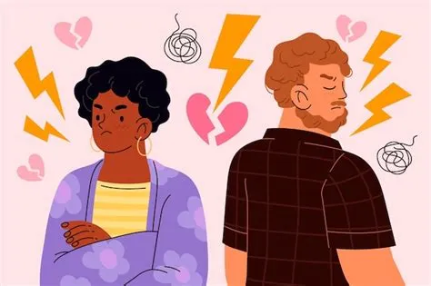 Illustration de relation toxique dessinée à la main | Vecteur Gratuite