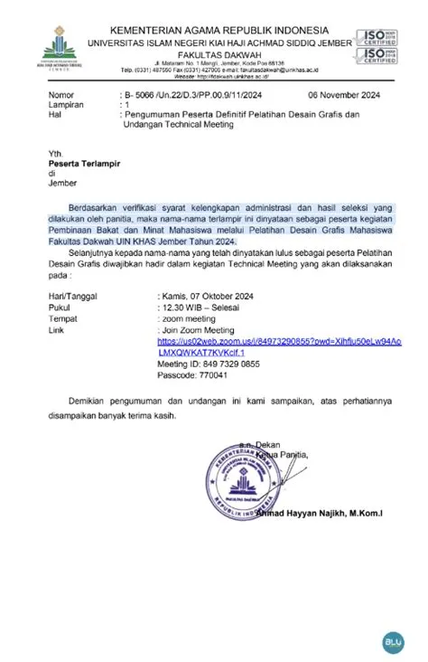 Pengumuman dan Undangan Peserta Pelatihan Desain Grafis | Fakultas ...