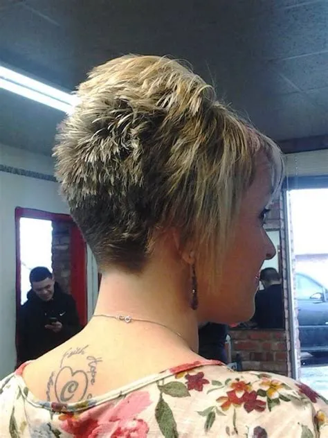 Flickr: Please wait... | Spikey short hair, Thick hair styles, Short ...