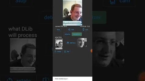 Flutter OpenCV + dlib face detection and recognition - YouTube
