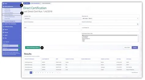 Direct Certification - CALPADS User Manual