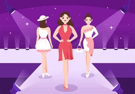 Fashion Show Model Clip Art