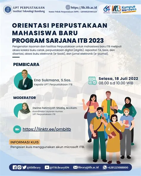 Orientasi Perpustakaan Mahasiswa Baru ITB Semester I 2023/2024 ...