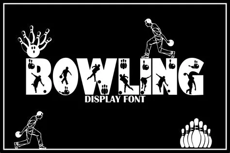 Bowling Font by AvocadoSVG · Creative Fabrica