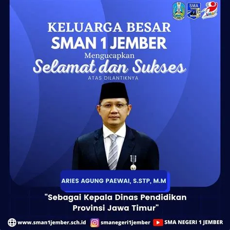 Pelantikan Kepala Dinas Pendidikan Provinsi Jawa Timur Tahun 2023 - SMA ...