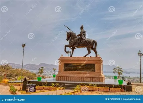 Maharana Pratap Smarak Statue Ajmer India Editorial Image - Image of ...