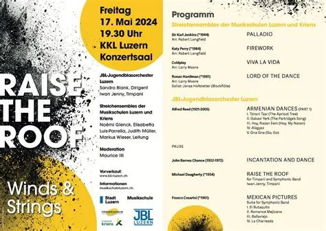 Das war "Raise the Roof" - KKL Konzert 2024... – JBL ...