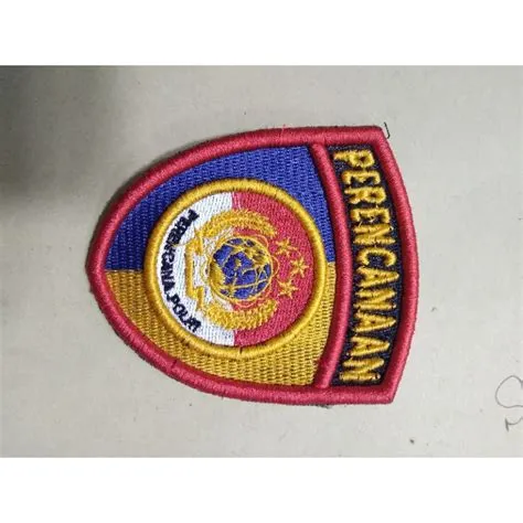 Jual logo perencanaan polri bordir timbul | Shopee Indonesia