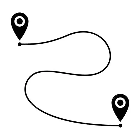 Traffic Route With Pin, Direction, Way, Point PNG and Vector with ...