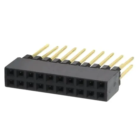 2.54mm Male / Female Pin Header 2x10 Pins 11mm (Unit) - Audiophonics