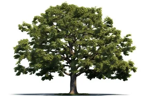 Premium Photo | Oak tree isolated on white background High resolution