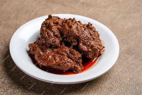Premium Photo | Beef Rendang is a Minang dish originating from the ...