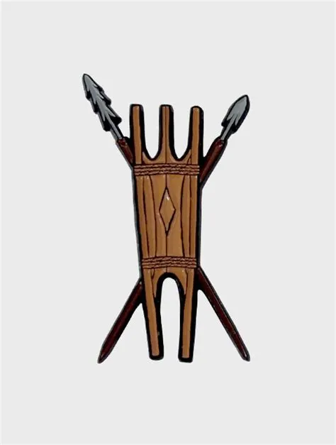 Kalinga Shield & Spears Pin - Bayani Art