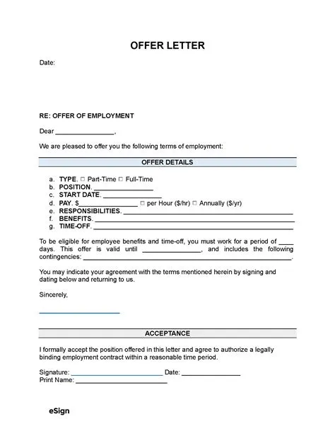 How To Sign Offer Letter Pdf - Infoupdate.org