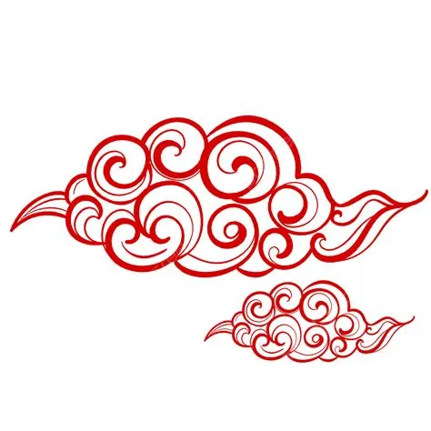 Chinese Auspicious Clouds Traditional Decoration, Chinese New Year ...