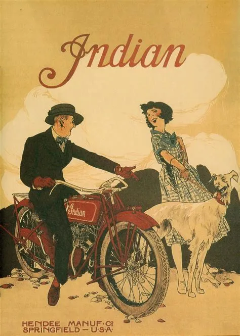 Indian Ad | Motorcycle posters, Vintage indian motorcycles, Bike poster