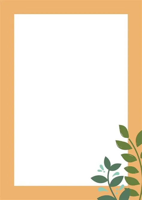 Simple Nature Border Design