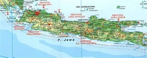 Java Island World Map
