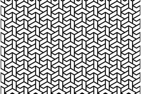 Seamless Vector Abstract Pattern With Black Lines, a Pattern Graphic by ...