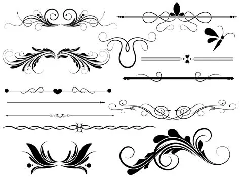 13 Photoshop Vector Line Borders Images - Free Vector Decorative ...