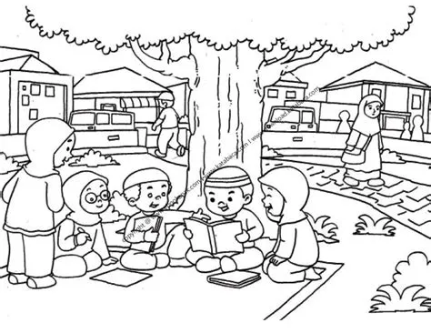 Halaman Unduh untuk file Mewarnai Gambar Rekreasi Mewarnai Gambar Anak ...