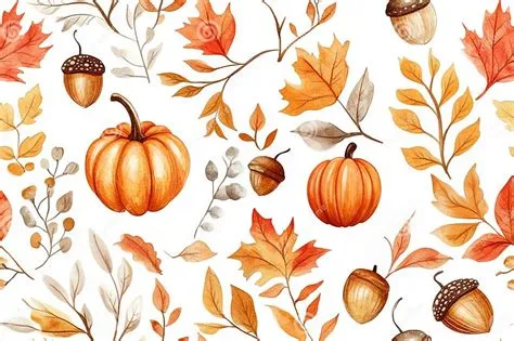 Stylish Fall Seamless Pattern. Floral Seamless Pattern for Textiles ...
