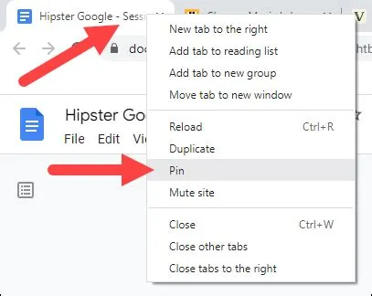 Control Alt Achieve: Pinning Tabs in Chrome