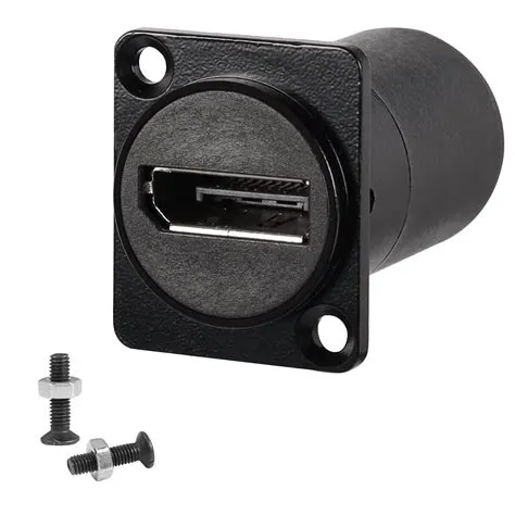 Amazon.com: QIANRENON DP1.4 Panel Mount Feedthrough Connector 8k@60hz ...