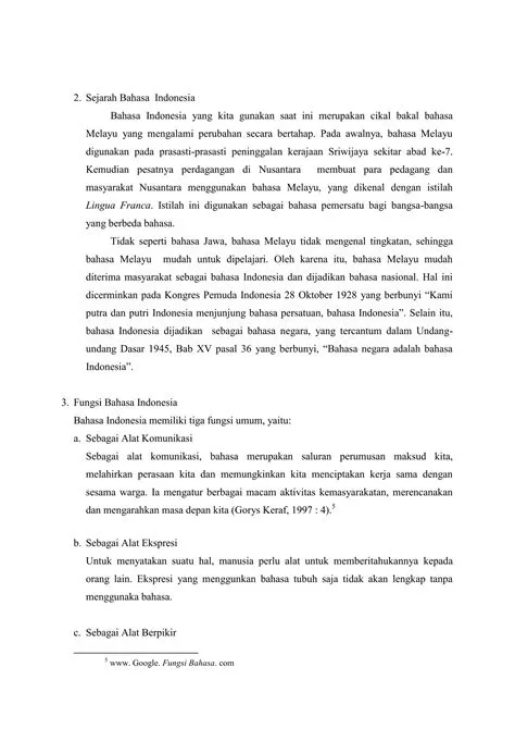 Hakikat bahasa indonesia sebagai alat komunikasi mahasiswa | PDF