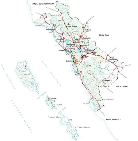 Peta Sumatera Barat HD Lengkap Per Kabupaten dan Keterangannya