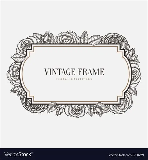 Retro Frame Vector Vector Vintage Frame