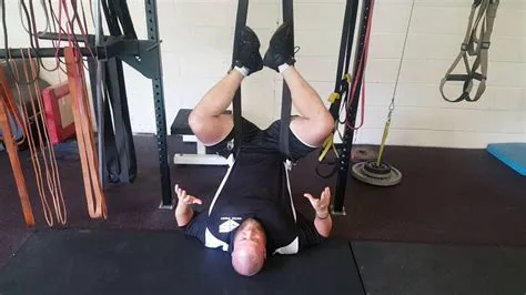 Hanging Bands for Hip Traction/Spinal Decompression - YouTube